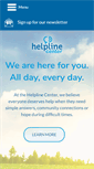Mobile Screenshot of helplinecenter.org